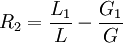 R_2=\frac{L_1}{L}-\frac{G_1}{G}