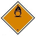 лUN Transport symbol for oxidizing substances and for organic peroxides